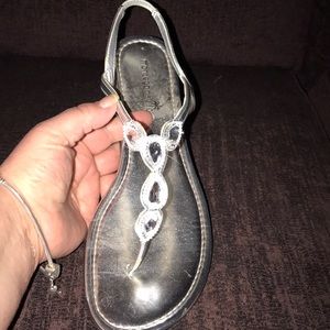 Montego Bay Club silver sandals